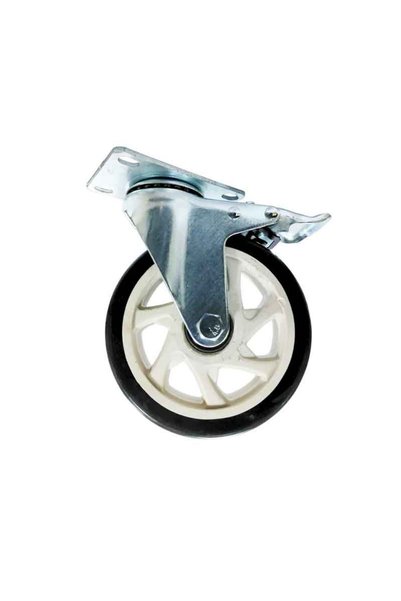 OEM Ρόδα Επίπλου με Πέλμα και Φρένο 12.5cm - Furniture Caster Wheel with Plat...