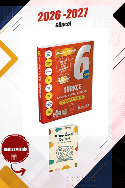 Muba Yayınları 6.Sınıf Türkçe Bağlam Temelli Fasikül + Soru Bankası 2026-2027