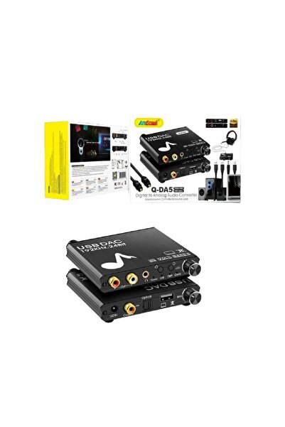 OEM Andowl Μετατροπέας Coaxial / Toslink / USB-A female σε RCA female Q-DA5 -...