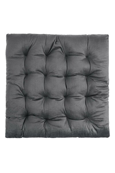 OEM Perna Scaun Decorativa de Iarna Gri Velvet 40x40cm