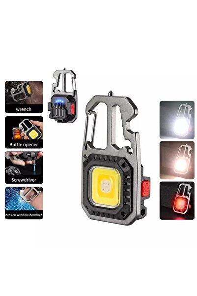 OEM Andowl Πολυεργαλείο Μπρελόκ Φακός Q-D911 - Cob rechargeable keychain light