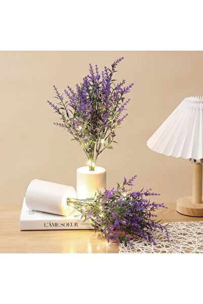 OEM Lampa cu Buchet de Lavanda & LED 35cm