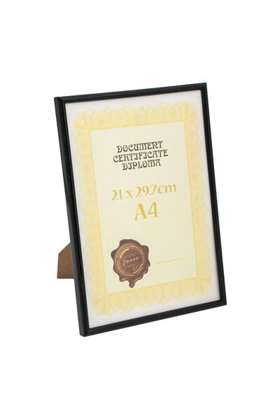 OEM Μαύρη πλαστική κορνίζα φωτογραφιών A4 21x29,7cm