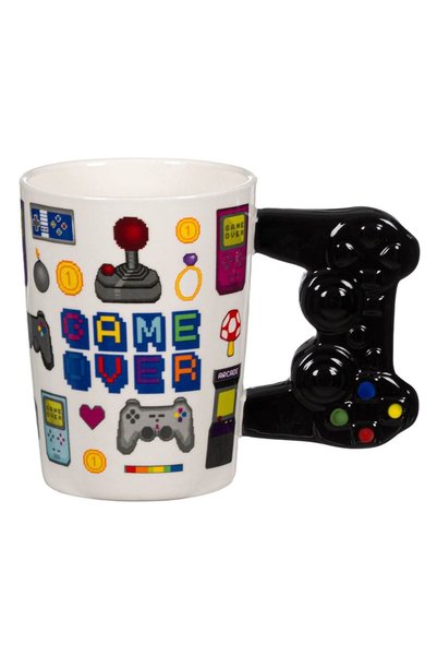 OEM Cana Decorativa 3D Game Alba Maner Joystick 375ml