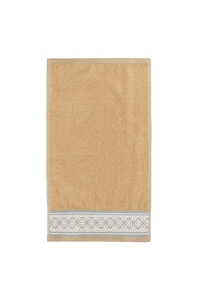 OEM Beige Kitchen Towel with "Border Tiles" Pattern 60x35cm