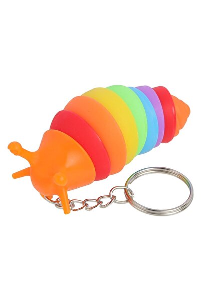 OEM Colorful Limax Snail Keychain for Kids 7.5cm