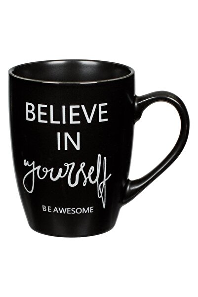 OEM Cana New Bone Neagra Mat Mesaj Believe in Yourself 370ml