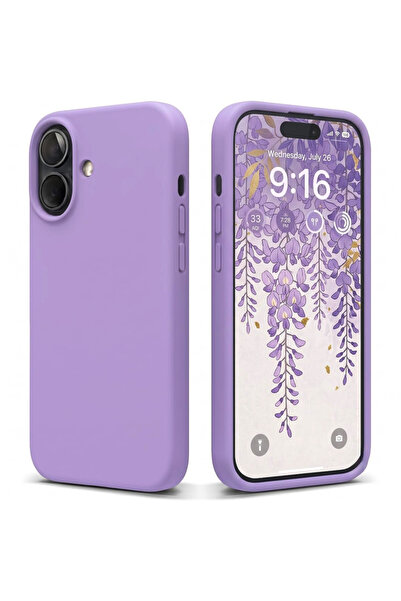 HyperAge iPhone 16 Kılıf Içi Kadife Kamera ve Ekran Yükseltili Lansman Siliko...