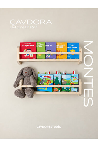 Montessori Tarzı Duvar Rafı - Montes