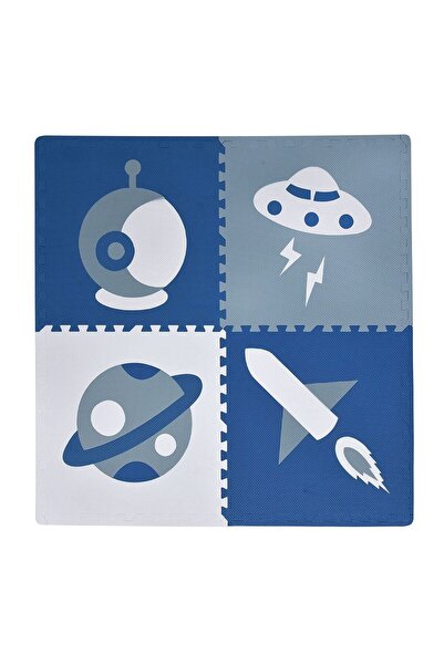 OEM Covor Puzzle Bleu Ciel pentru Copii 61x61cm (4 Piese)