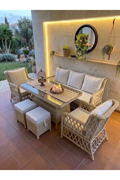 LUNA Rattan Bahçe Ve Balkon Takımı