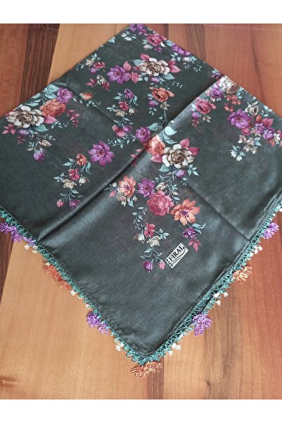 yörük tuhafiye Handmade Needle Embroidered Writing. Khaki Color, Real Handmad...