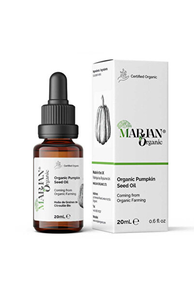 Marjan Organic 100% Pure Cold-Pressed Organic Pumpkin Seed Oil 30ml – Nourish...
