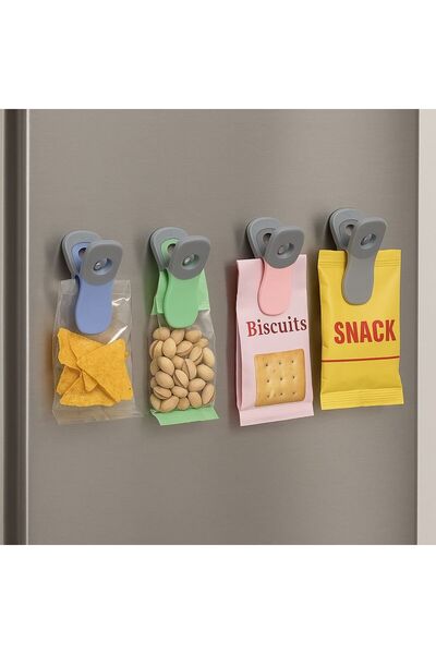 OEM Clesti Magnetici Colorati de Sigilat Pungi 7cm - 4buc