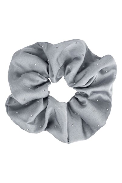 OEM Elastic Par Textil Gri cu Strass Argintiu pentru Femei
