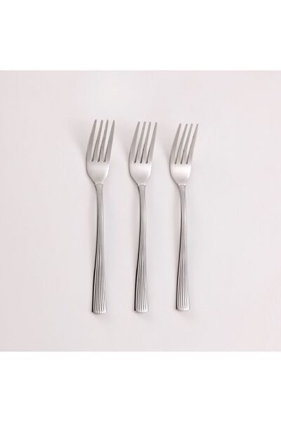 OEM Furculite Mici din Otel Inoxidabil "Linear" 14,5cm - 3buc