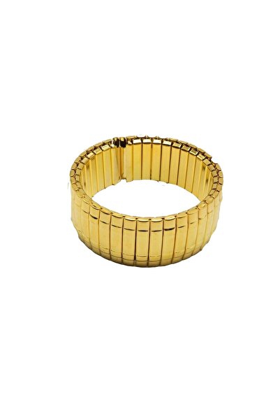 Trident Brățară metalică elastică 18 mm auriu