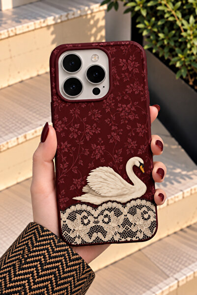 OVADA İphone 14 Pro Max Uyumlu Desenli Silikon Telefon Kılıfı