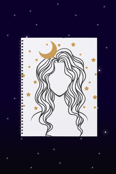 MİSTİK-BASKILI TASARIM DEFTER
