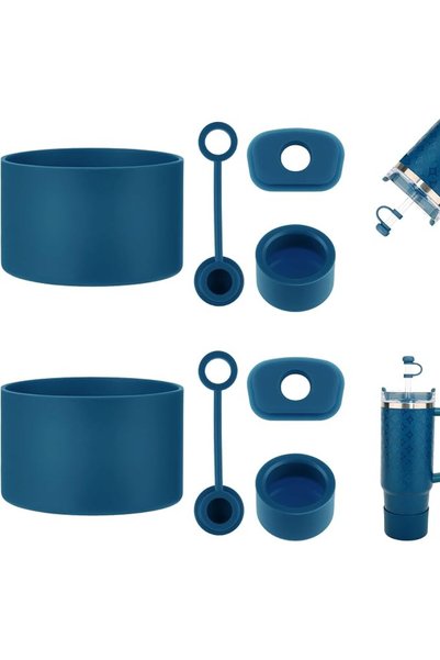 HYZER HOUND DISCS مجموعة إكسسوارات كأس ستانلي من HYZ، 8 قطع، تشمل غطاء مانع ل...