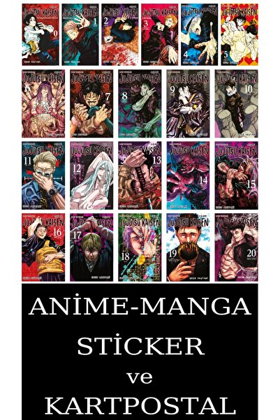 Gerekli Şeyler Yayıncılık Jujutsu Kaisen 0-20 EKSİKSİZ Manga Seti (21 KİTAP) ...