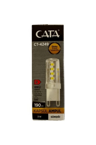 Cata CT 4249G 3W LEDLİ KAPSÜL G9 DUYLU GÜNIŞIĞI (10'LU PAKET) - PH
