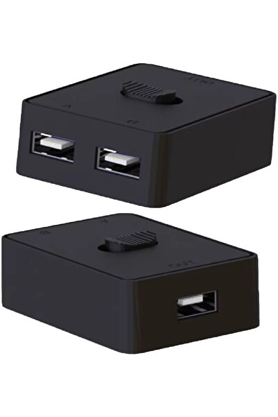 2 Port USB 2.0 To Kvm Switch Çoklu Pc Kasa Çoklayıcı Hub Anahtar