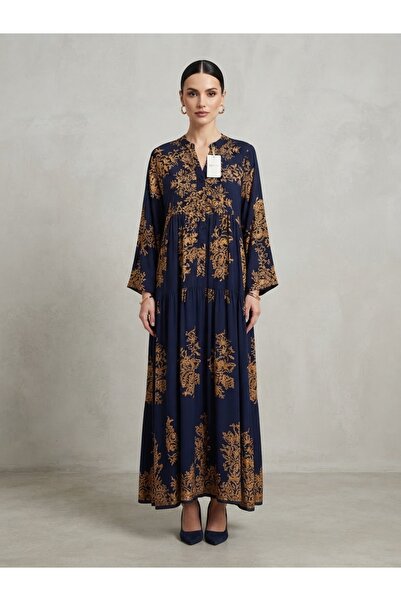 modayaselam Patterned Hijab Dress