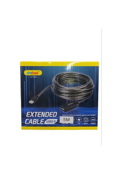 Andowl ΕΠΕΚΤΑΣΗ ΚΑΛΩΔΙΟΥ USB 2.0 5m Q-T05A