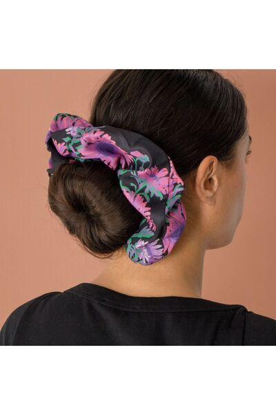 OEM Elastic Par Textil Negru Floral XXL