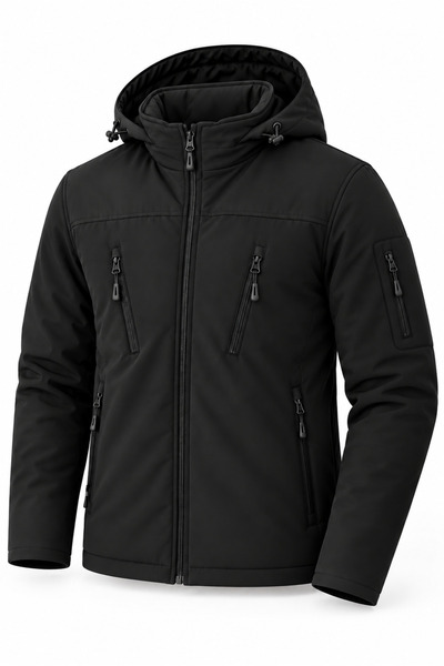 wera Erkek, Siyah,Suya Dayanıklı, Rüzgar geçirmez, Taktikal, Softshell, Çıkar...