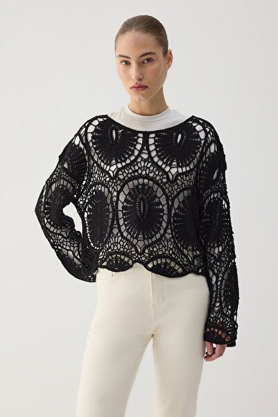 Touché Privé SCURVED Knitwear BLUZ