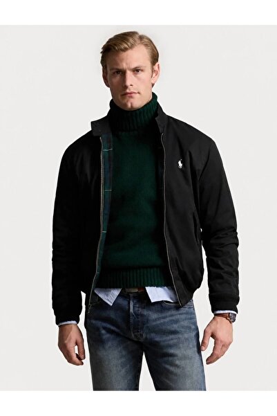 Ralph Lauren Blue Pony İşlemeli Bedford Gabardin Ceket