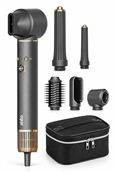 Sinbo Pro Compact Uzun Multi-Styler Hava Üfleme 5in1 Bldc SHD-1719 Makyaj çan...