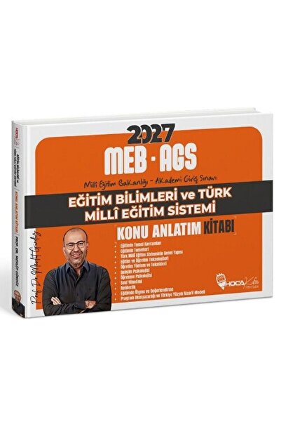 Hoca Kafası Yayınları Hoca Kafası 2027 MEB-AGS Eğitim Bilimleri ve Türk Milli...
