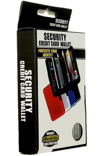 HXD Zoomlion Security Wallet, Aluminium Hard Case Card Holder