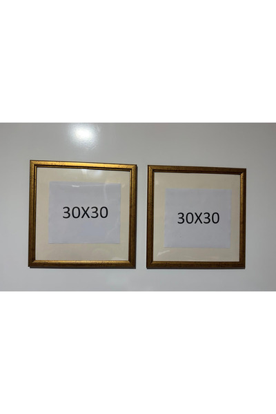 LİFE GLOBAL Cadru de lux clasic antic 30x30, pachet de 2