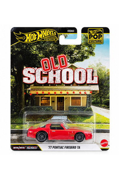 HOT WHEELS Premium Pop Culture Old School ’77 Pontiac Firebird TA JHX08