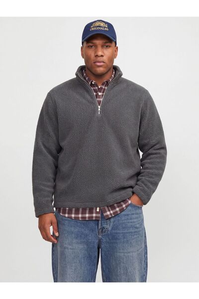 Jack & Jones Plus Sweatshirt in Übergröße mit Allover-Print