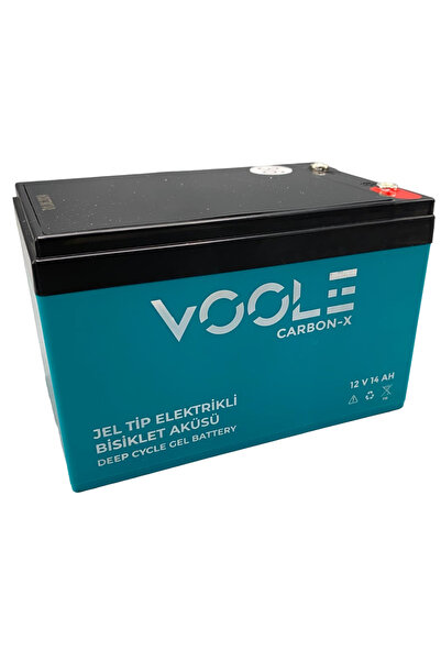 MotoLifenCoffee 12V 14Ah Jel Elektrikli Bisiklet Aküsü VE1214