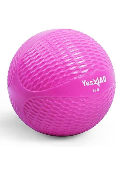 Yes4All كرة تقوية العضلات، كرات طبية ناعمة الوزن للتمارين والبيلاتس واليوغا و...