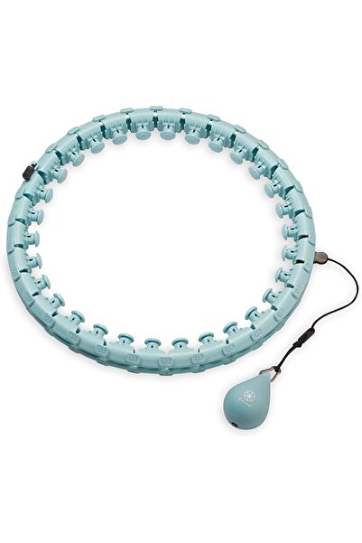 gaiam طوق لياقة بدنية مثقل مع كرة مثقلة بوزن 1 رطل، تمارين منزلية ديناميكية ل...