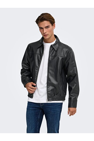 Only & Sons Bomber bunda ONSPAU PU Bomber bunda