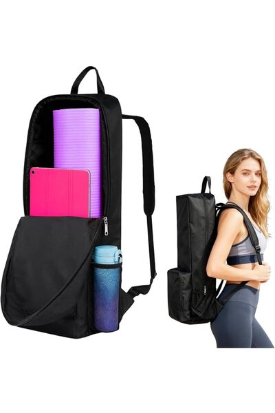 TERRIFI Yoga Mat Bag and Yoga Mat Carrier with Multiple Pockets and Adjustabl...