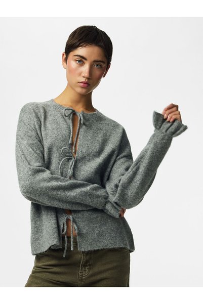 PIECES Cardigan tricotat PCSALLY FRILL