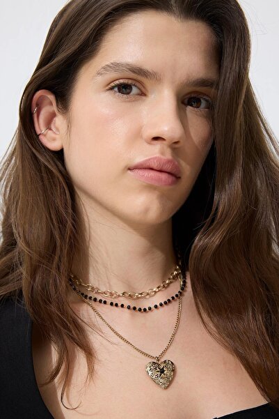 DeFacto Women's 3-Piece Necklace I7163Axns