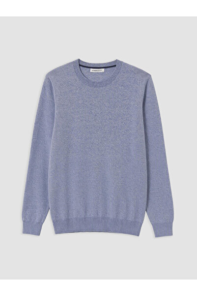 LC Waikiki Nevavm with a Difference from Lcwaikiki Classic Gray Knitwear Plai...
