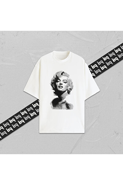 MARILYN MONROE Oversize %100 Pamuklu Unisex Baskılı T-Shirt