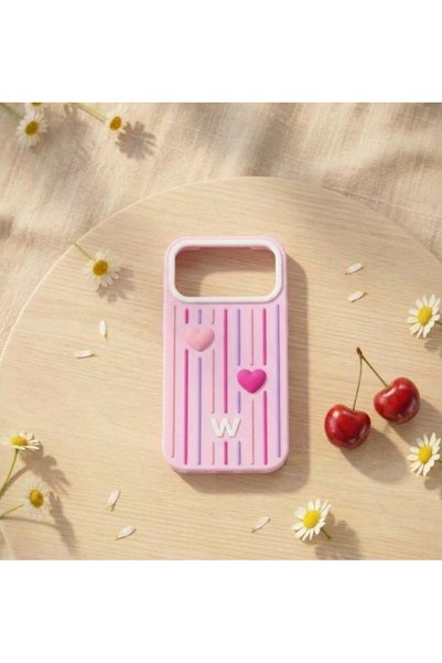 Genaric Wildflower Heart Stripe Phone Case for iPhone 18 Pro Max, Beautiful C...