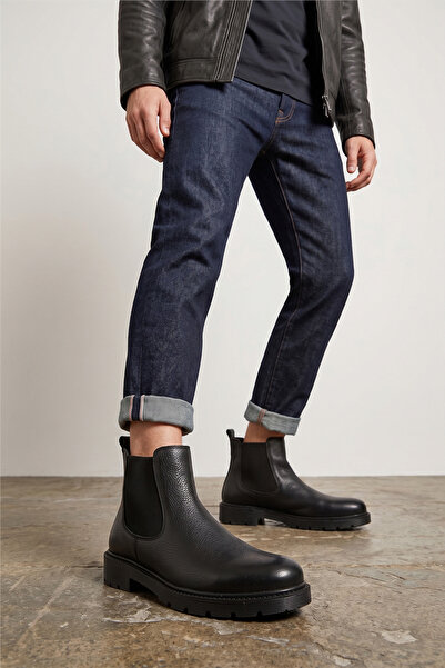 M.P. 262-5392 Men's Leather Boots Black